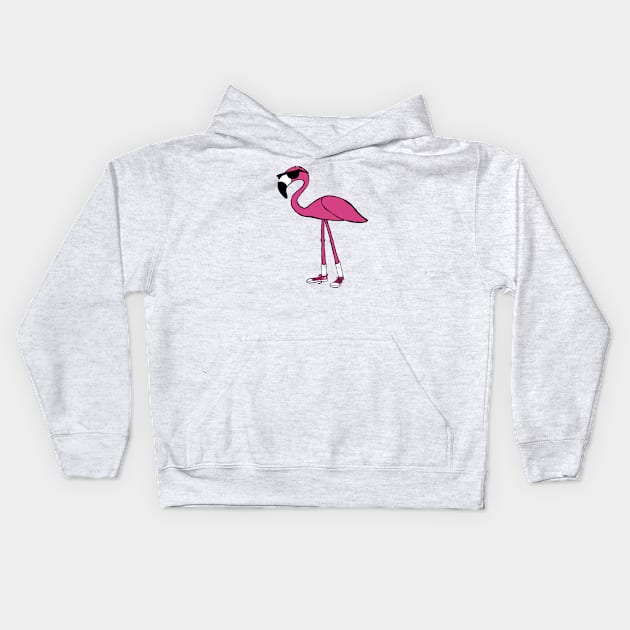 Cool flamingo Kids Hoodie by PnJ